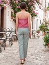 Pink & Green Boho Cords