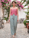 Pink & Green Boho Cords