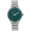 Quartz Analog Blue Dial Stainless Steel Strap Watch for Girls
