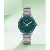 Quartz Analog Blue Dial Stainless Steel Strap Watch for Girls