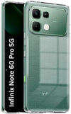 Mobielectro Clear Transparent Shockproof Scratch Resistant Protective Phone Case for Infinix Note 60 Pro 5G