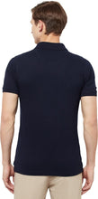 HiFlyers Men's Cotton Polo T-Shirt with Chest Logo Navy