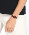 Quartz Analog Red Dial Leather Strap Watch for Girls Girls Watch