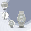 Quartz Analog Silver Dial Silver Stainless Steel Strap Watch for Men