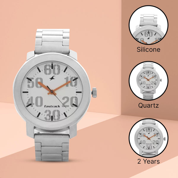 Bare Basics Analog Watch- For Men NT3121SM01