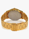 Karishma with Day & Date White Dial Golden SS Strap Analog Watch- For Men