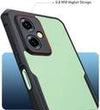 Mobielectro Camera Bump Protection | Slim Stylish 360 Protection Design |Crystal Clear | Shockproof Eagle Back Cover for Lava Yuva 2 - Black