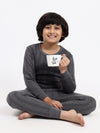 T.T. Elite Kids Light Weight Thermal Set with Polyfill Sandwich Technology - Anthra Melange