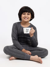 T.T. Kids Top - Pyjama Set Thermal - Anthra Melange