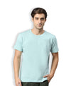 T.T. Men’S Organic Cotton T-Shirt|Melange Slim Fit Tees For Men | Round Neck|Regular Fit|Anti-Bacterial & Lightweight | Ideal For Gym/Sports Activities|Green