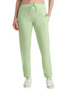 T.T. Women Regular Fit Poly Jersey Solid Trackpant -Green