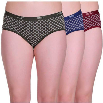 T.T. Womens Hi-Cut Panty Pack Of 3