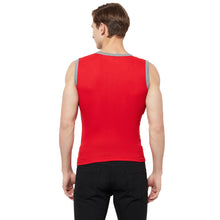 T.T. Men Designer Gym Vest  Pack Of 2 Black-Red::Grey-Maroon