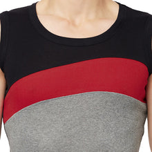 T.T. Men Designer Gym Vest  Pack Of 2 Black-Red::Grey-Red