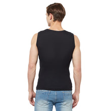 T.T. Men Designer Gym Vest  Pack Of 2 Black-Red::Navy-Sky