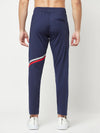 Hiflyers Mens Navy Regular Fit Cut & Sew Sports Trackpant( 4 Way Strachable)