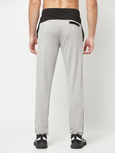 Hiflyers Mens Grey  Regular Fit Cut & Sew Sports Trackpant( 4 Way Strachable)