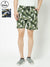 T.T. Mens Cotton Blend Regular FitPrinted Bermuda Shorts With Zipper Pack Of 2Green-Yellow