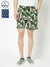 T.T. Mens Cotton Blend Regular FitPrinted Bermuda Shorts With Zipper Pack Of 2Green-Navy