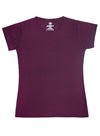 T.T. Women Solid Regular Fit Poly Round Neck Tshirts -Wine