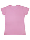 T.T. Women Solid Regular Fit Poly Round Neck Tshirts -Pink