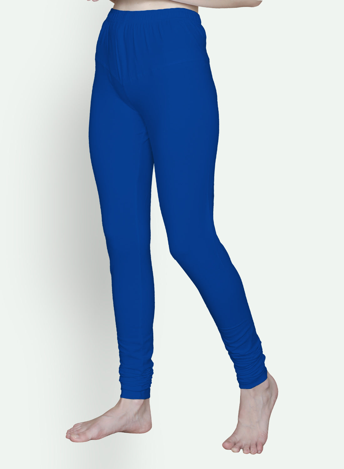 Premium Quality Cotton Lycra Churidar Leggings With Elasticated Waist Teal  Blue XL in Mangalore at best price by The Wardrobe - Justdial