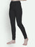 Women Black Churidar Leggings