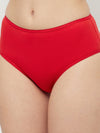 T.T. Women Desire Plain Cotton Spandax Panty Pack Of 3 Skin::Black::Red