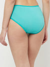 T.T. Women Desire Plain Cotton Spandax Panty Pack Of 3 Blue::Brown::Pink