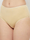 T.T. Women Desire Plain Cotton Spandax Panty Pack Of 2 Black::Skin