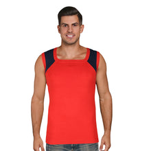 T.T. Men Addy Red  Designer Gym Vest