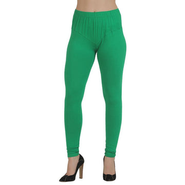 T.T. Women Churidar Leggings Green