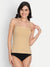 T.T. Women Desire Beige Solid Tailored-Fit Spaghetti Top