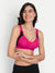 T.T. Women Fuschia Cut N Sew Solid Sports Bra