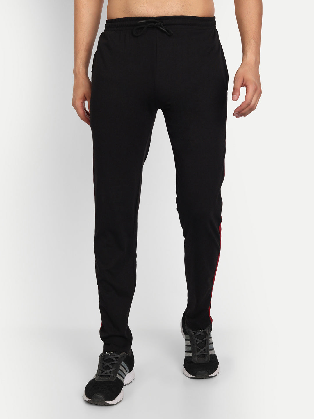 Adidas Track Black Windbreaker Pants Men's Size XL Drawstring Side Pocket