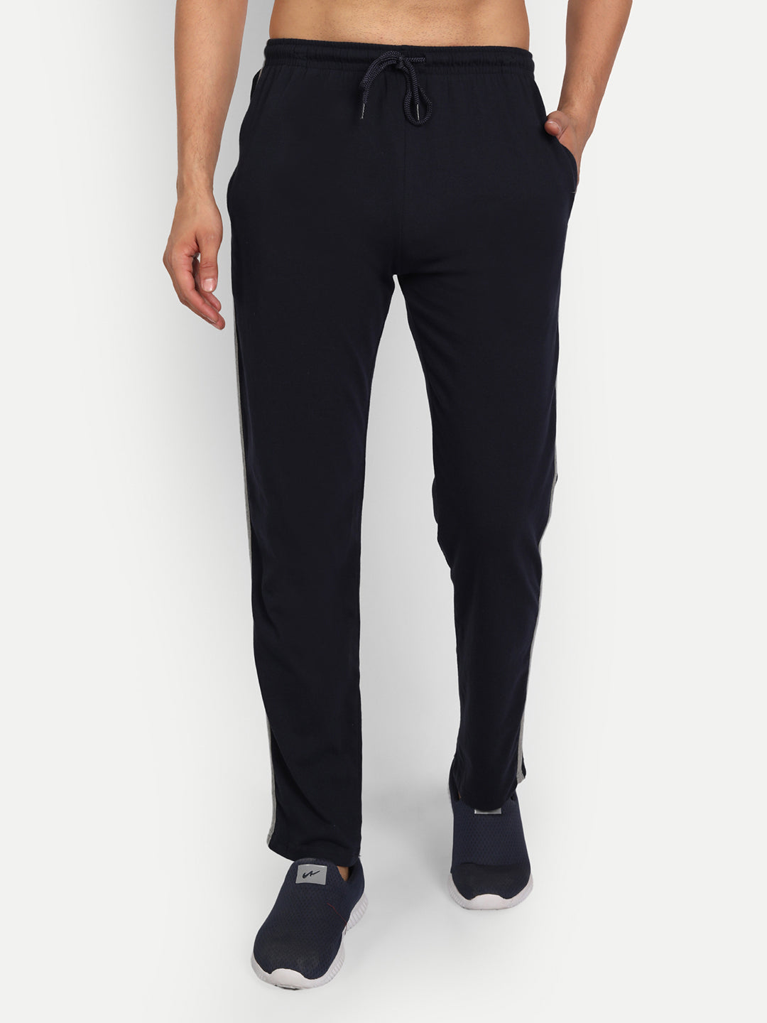 CELINE 640$ Grey Cotton Track Pants - Logo Embroidery | eBay