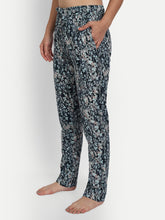 HiFlyers Women Comfort Fit Grey Printed Cotton Pyjama