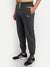 Hiflyers Mens Anthra Slim Fit Solid Terry Joggers