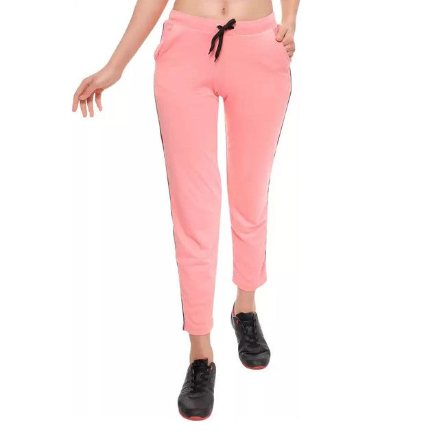 Buy Women Trendy Track Pant (Pack Of 2) Black-Pink: TT Bazaar