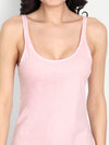 T.T. Women Pack Of 2 Solid Pink Scoop-Neck Long Slips