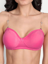 T.T. Women Desire Rose Pink Bra with Extra Strips
