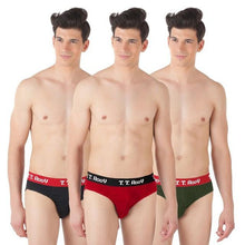T.T. Mens Addy Brief Pack Of 3 Multicolor-2