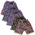 T.T. Junior Cool Printed Bermuda Short Pack Of 5 Black-Grey-Navy-Deniim-Brown