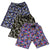 T.T. Junior Cool Printed Bermuda Short Pack Of 3 Blue-Denim-Olive