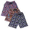 T.T. Junior Cool Printed Bermuda Short Pack Of 3 Purple-Brown-Blue