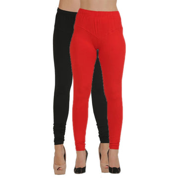 T.T. Women Churidar Legging Pack Of 2