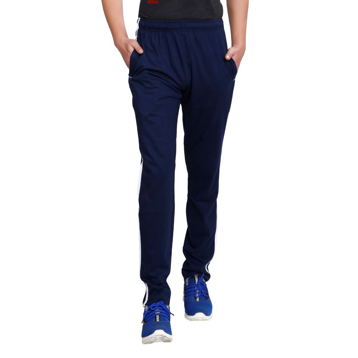 Buy Navy Blue Track Pants for Women by Teamspirit Online | Ajio.com