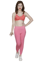 T.T. Women Platting Hos With Spandex Net Bra Pack Of 3 Pink-Skin-Orange