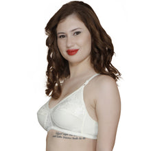 T.T. Women Platting Hos With Spandex Net Bra Pack Of 2 White-Maroon