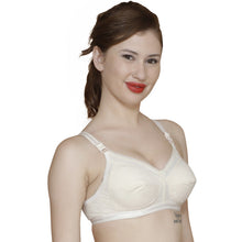 T.T. Women Premium C Cup Bra Pack Of 3 Black-Skin-White